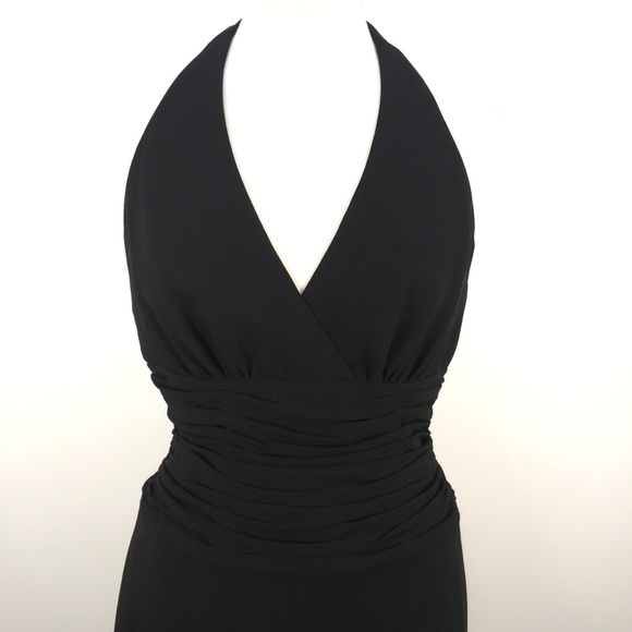 NWT Jones New York Black Halter Cocktail Dress - Picture 5 of 10